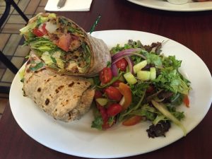 vegetarian wraps etc.